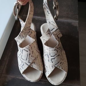 MATISSE SNAKE PRINT  Platform Sandal